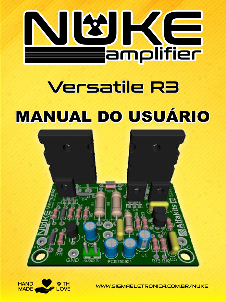 Manual do Amplificador Nuke Versatile R3 | PDF | Rede elétrica ...