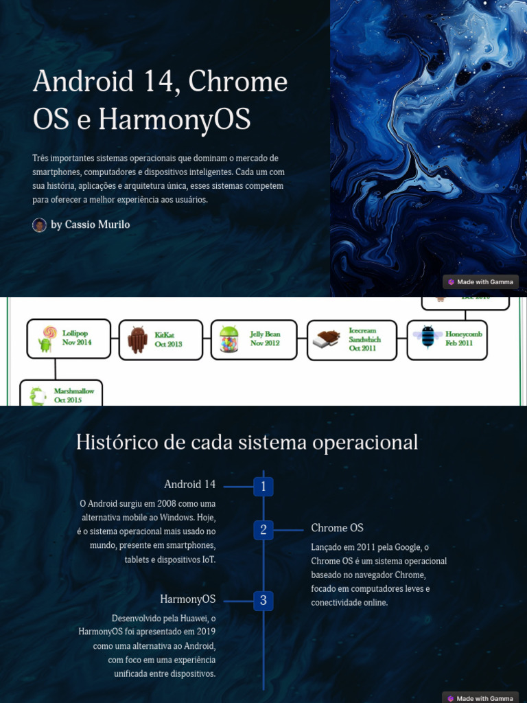 Comparação de Android, Chrome e HarmonyOS | PDF | Android (sistema ...