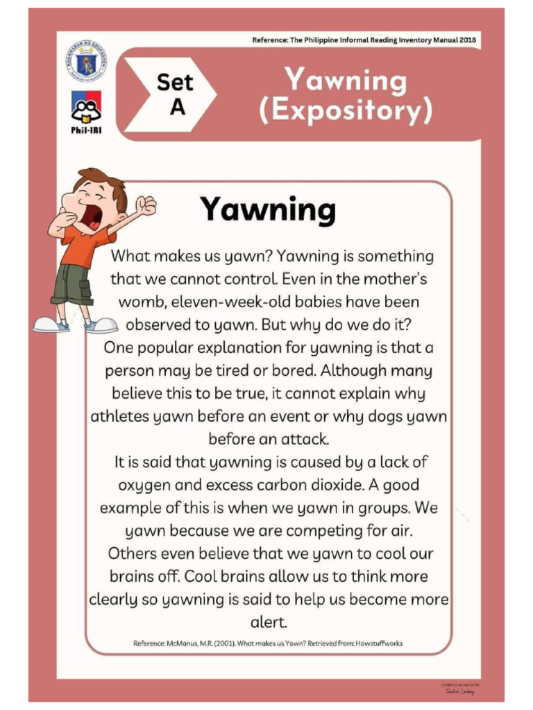 Phili Iri Set A Yawning | PDF