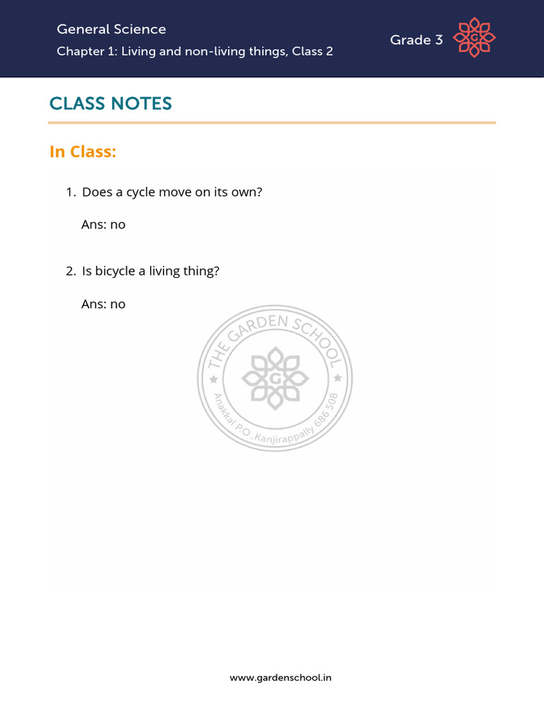AK CN Grade+3 General+Science Chapter+1 Class+2 | PDF