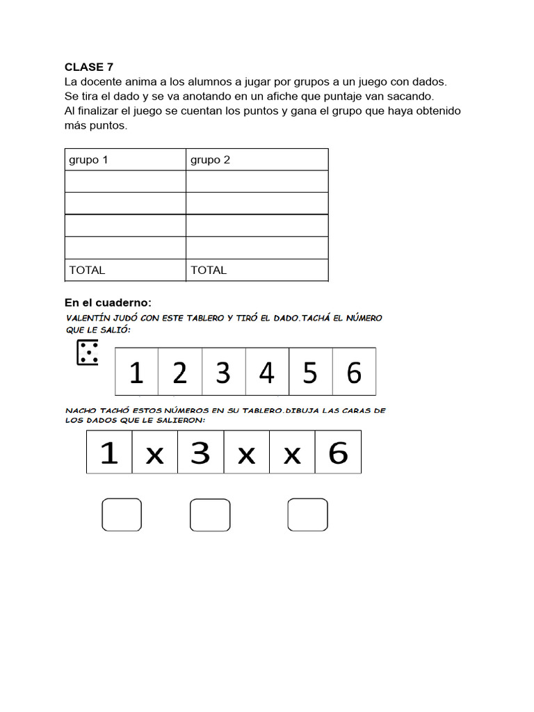 CLASE 7 A 9 MATEM | PDF