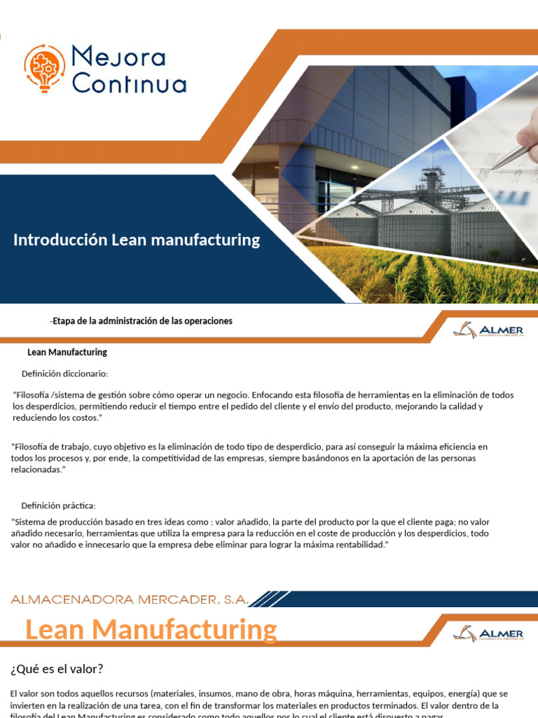 Lean Manufacturing Montas | PDF | Lean Manufacturing | Business