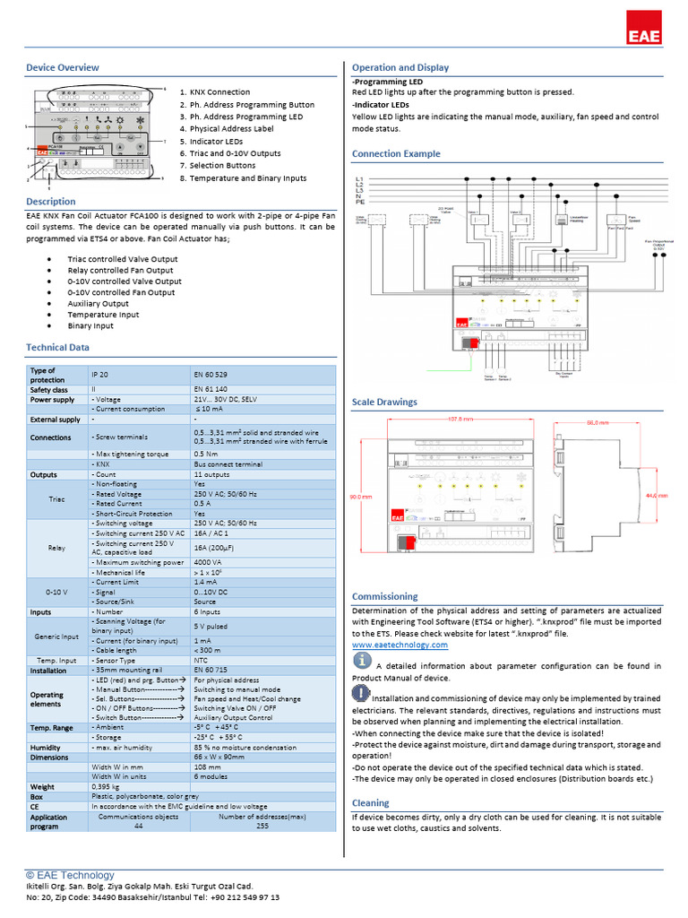 FCA100 Installation Manual | PDF | Alternating Current | Relay