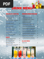 Minibar Price List and Menu Items | PDF | Alcoholic Drinks | Drink
