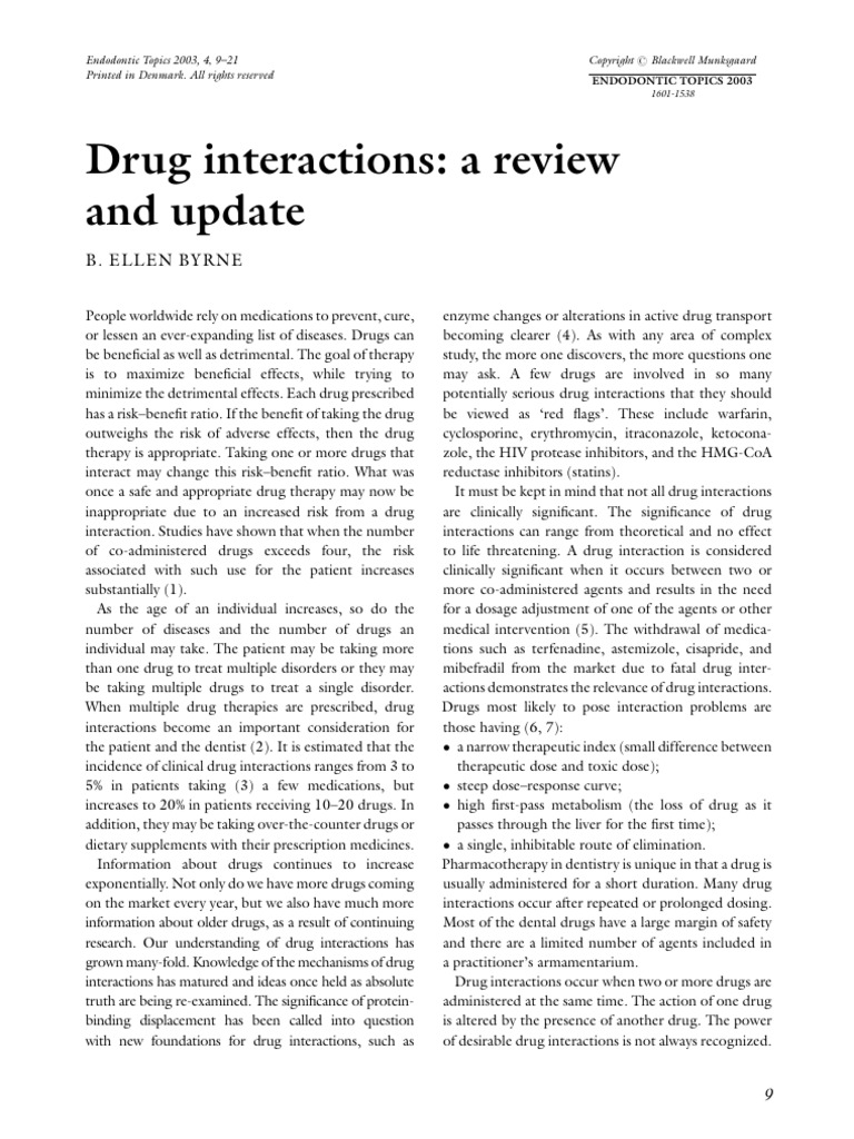 Review Drug Interaction | PDF | Nonsteroidal Anti Inflammatory Drug ...