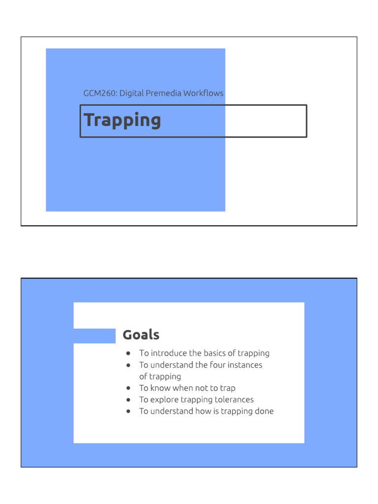 Understanding Document Trapping Techniques | PDF | Graphic Design