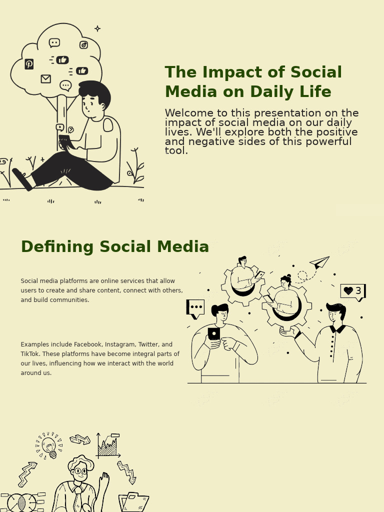 Effects of Social Media on Daily Life | PDF | Popular Culture & Media ...