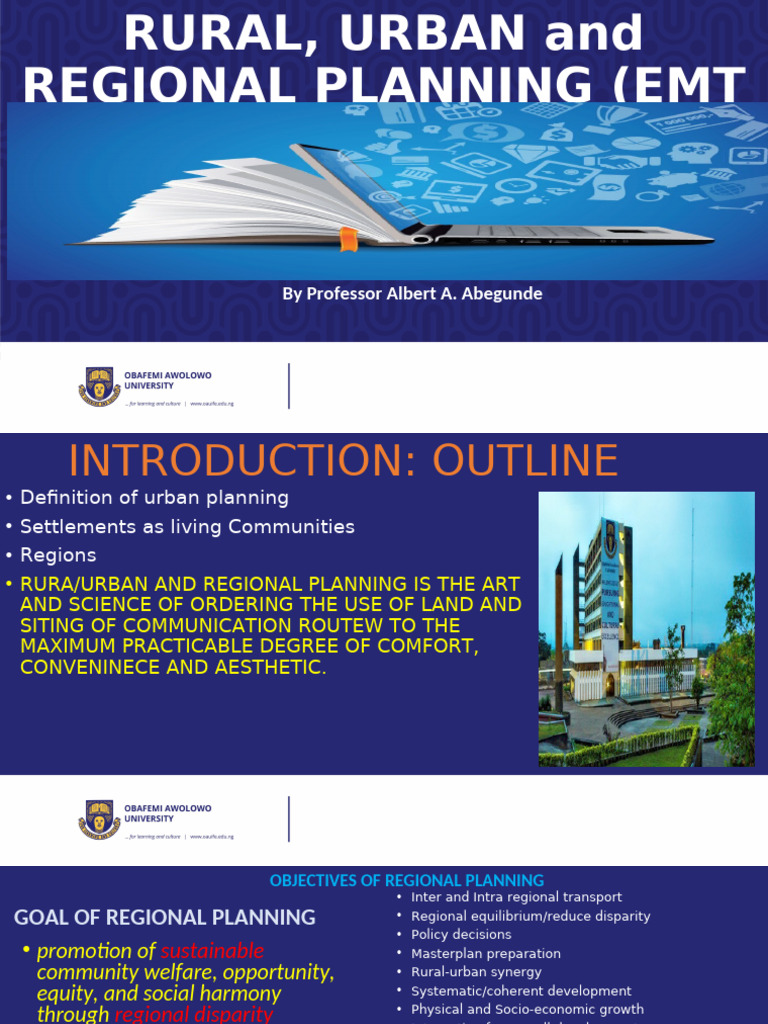Rural and Urban Regional Planning Guide | PDF | Ecology | Homogeneity ...
