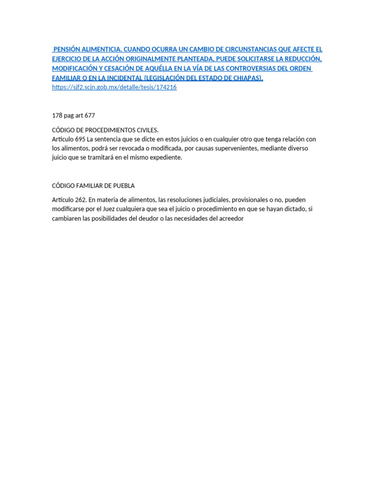 Pensión Alimenticia Pdf