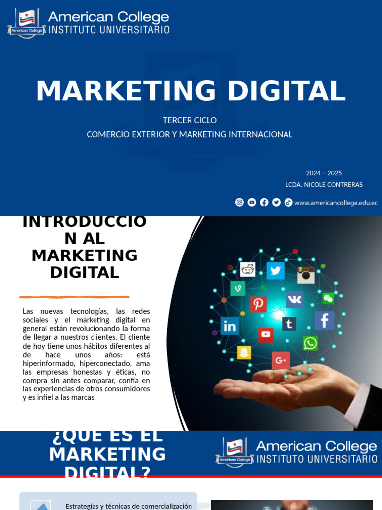 Marketing Digital - Unidad 1 | PDF | Marketing | Publicidad digital