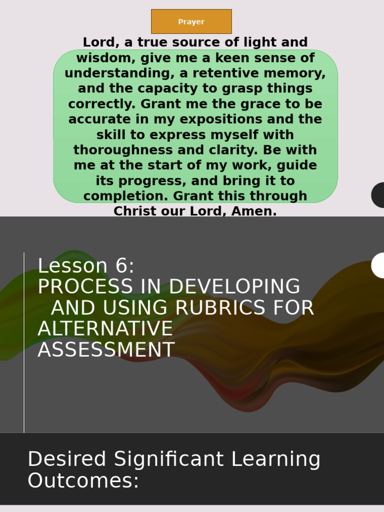 Developing Effective Rubrics for Assessment | PDF | Rubric (Academic ...