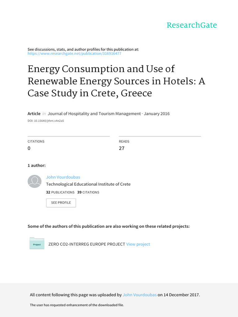 Energy Consumption and Use of Renewable Energy Sou | PDF | Solar Power ...