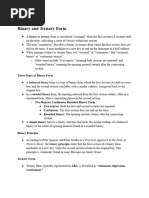 Understanding Binary, Ternary, and Rondo Forms | PDF | Musical Forms ...
