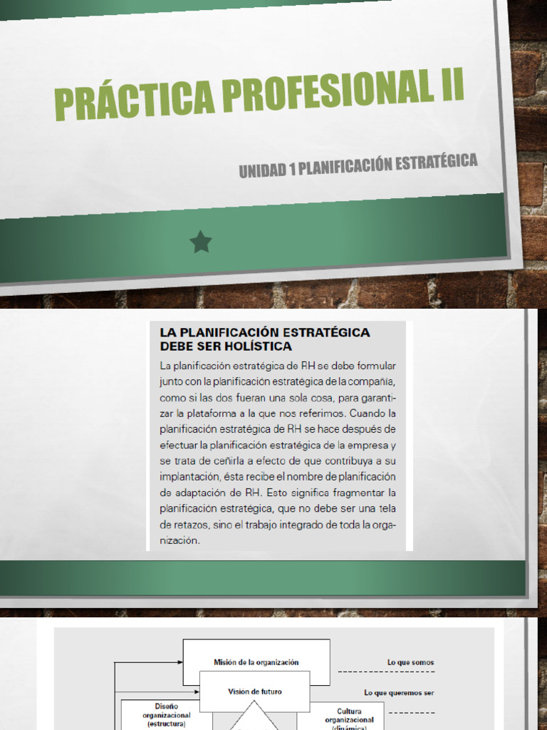 Unidad 1 Planificacion Estrategica1 | PDF