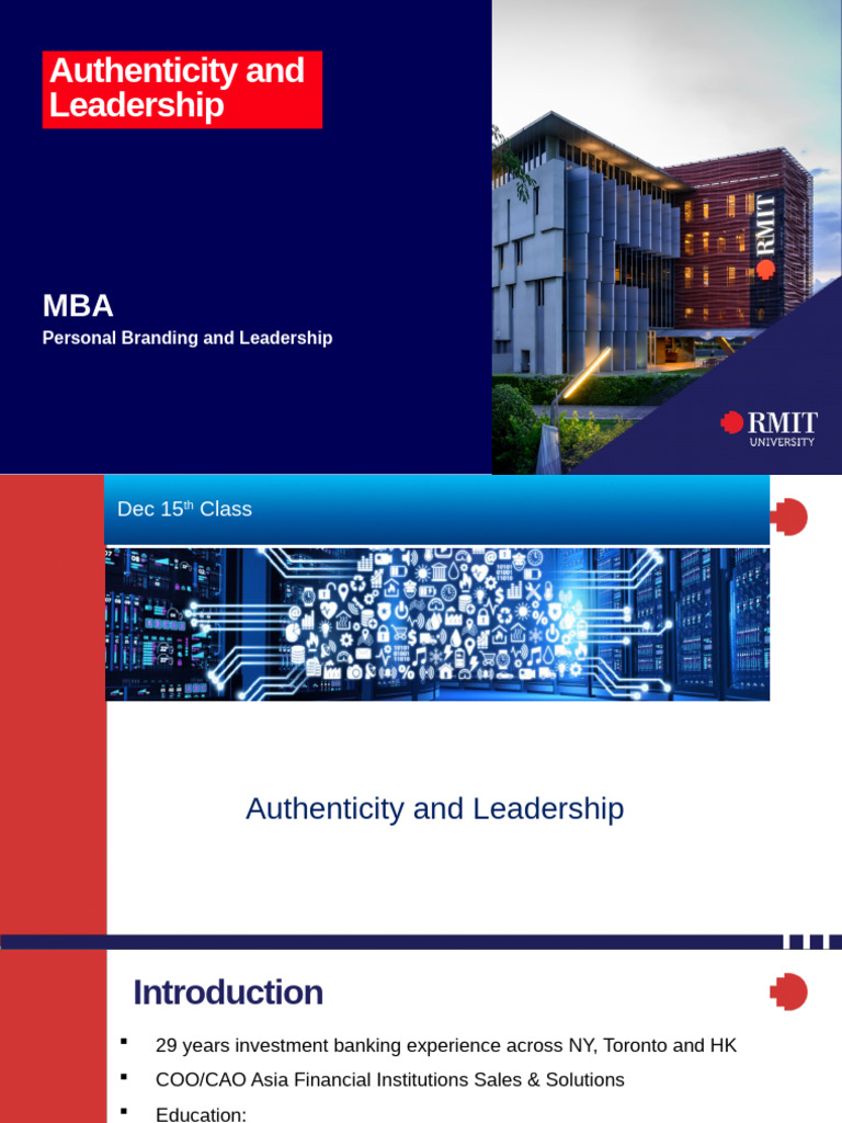 Authenticity and Leadership | PDF | Leadership | Integrity