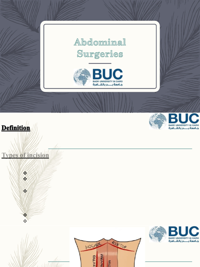 Abdominal Surgery 1 Pdf Lung Gallbladder
