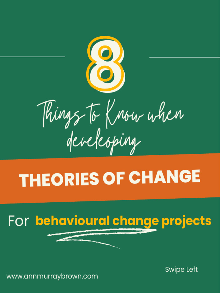 Key Insights for Developing Theories of Change | PDF | Behavior | Cognition