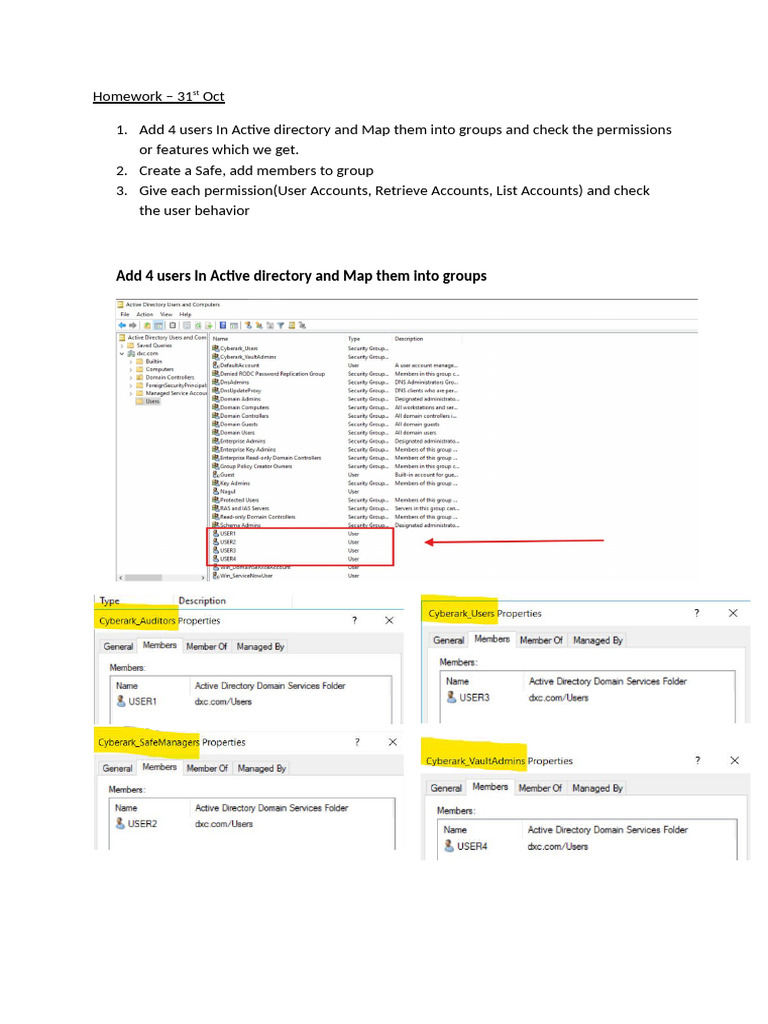 Active Directory User Management Tasks | PDF