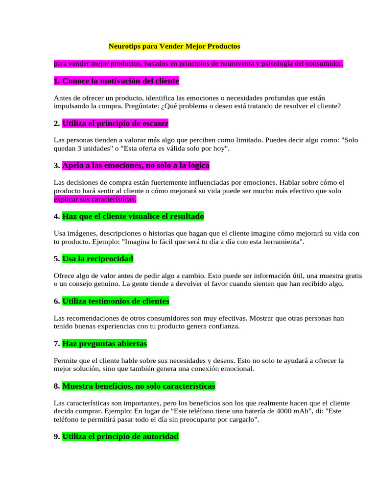 Ventas 6 | PDF | Cliente | Las emociones