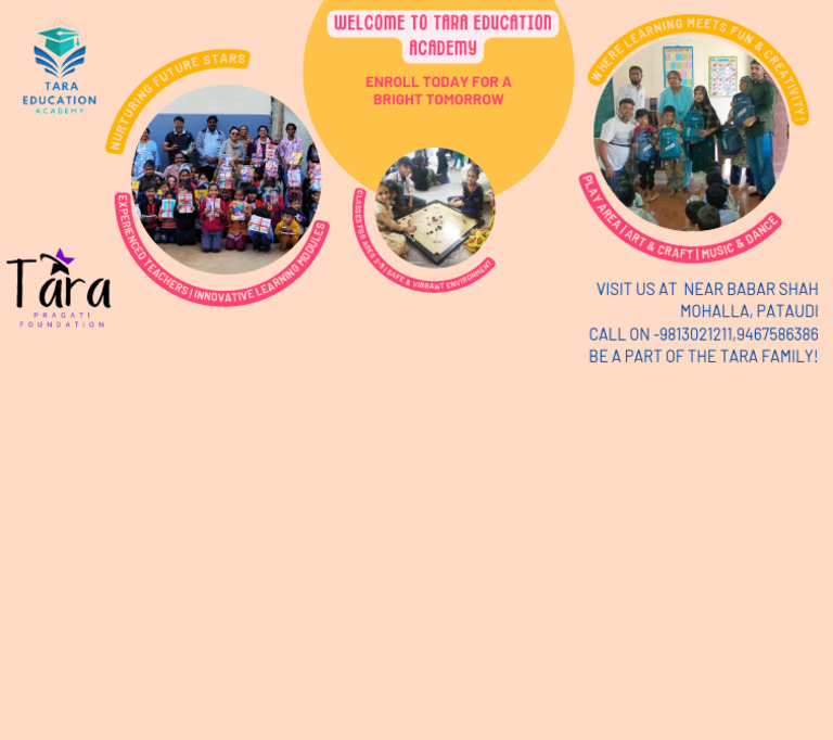 Tara Education Academy Enrollment Info | PDF
