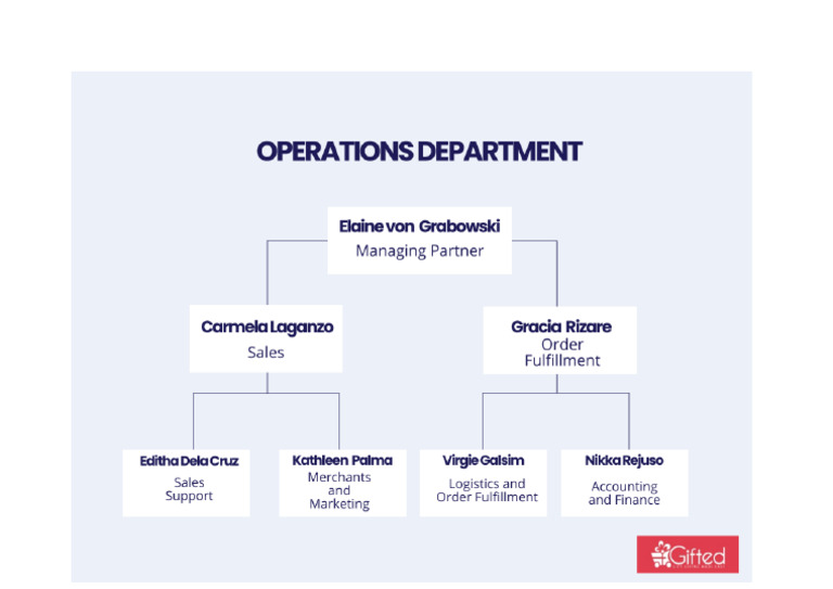 Job Analysis Org Chart A4 | PDF