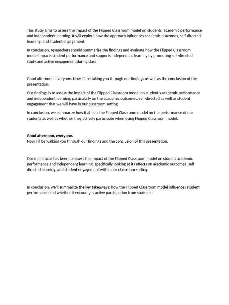 Flipped Classroom Impact on Student Learning | PDF