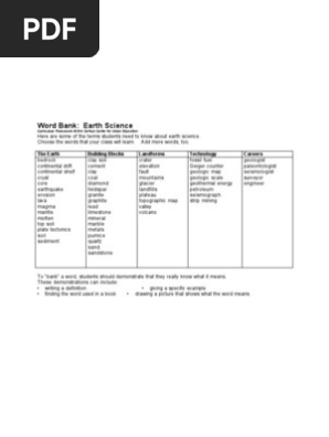 Word Bank