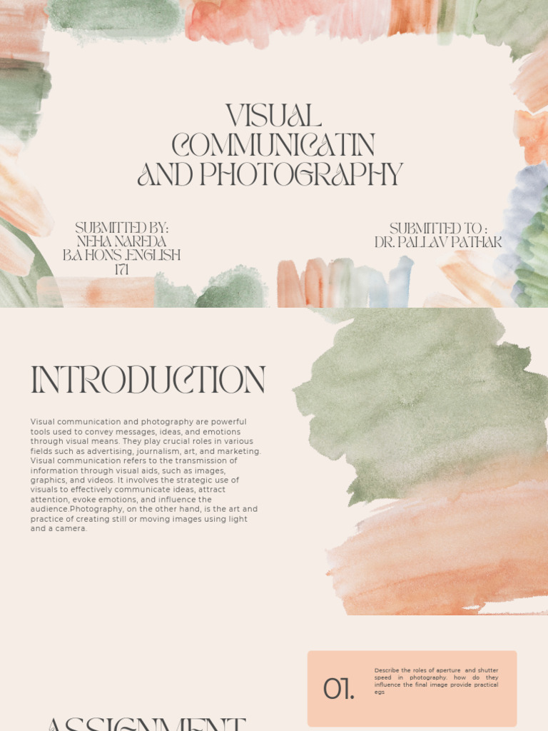 Visual Communication & Photography Guide | PDF | Shutter Speed ...