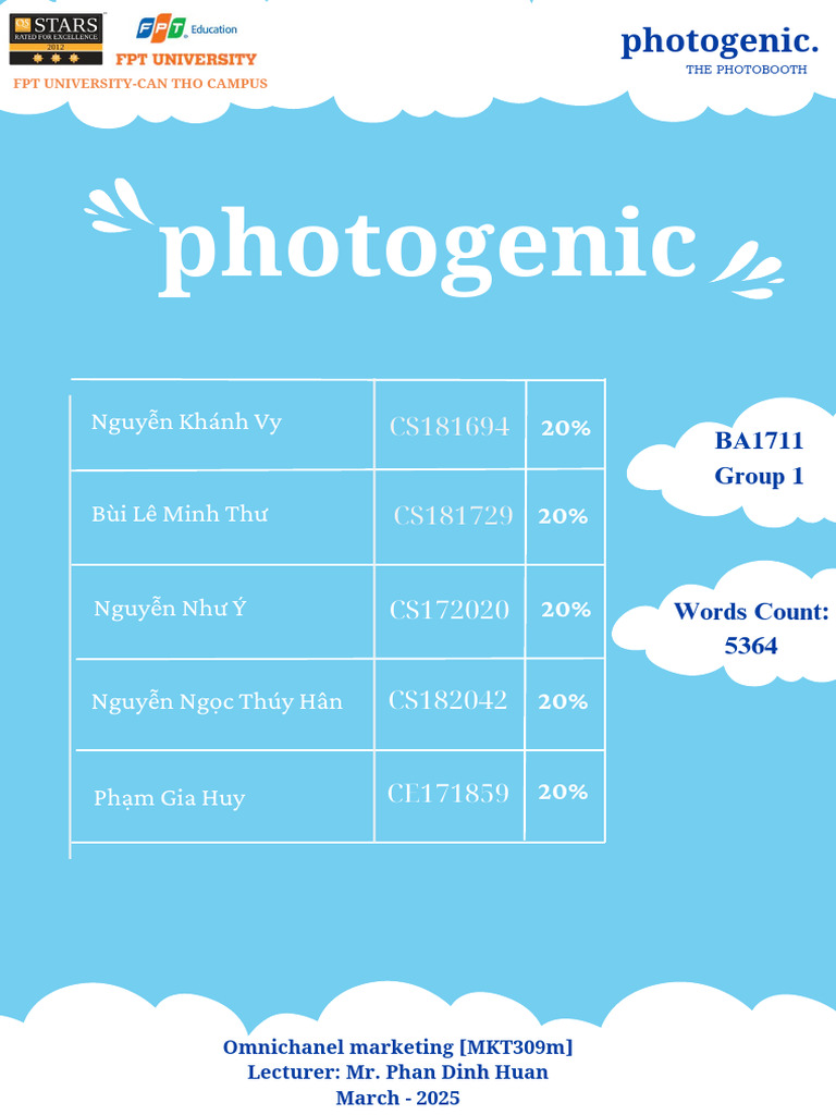 Photogenic Marketing Plan Overview | PDF | Advertising | Brand