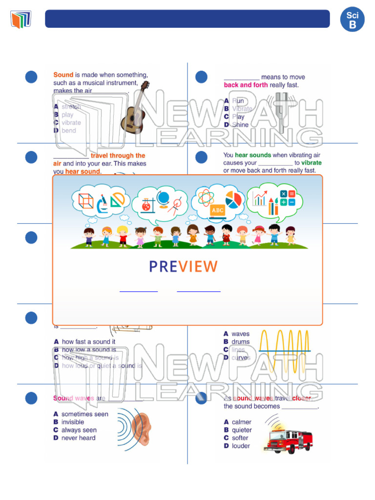 Worksheet Science Grade 2 All About Sound and Light 0 | PDF | Business ...