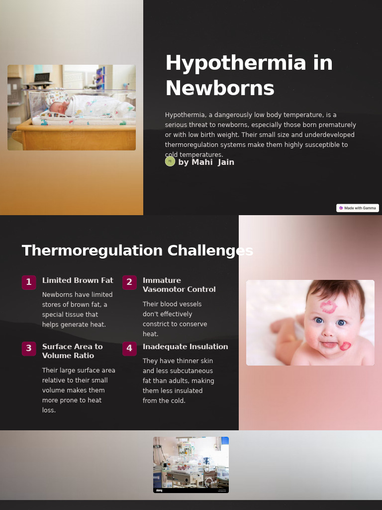 Hypothermia Risks in Newborns | PDF | Hypothermia | Infection
