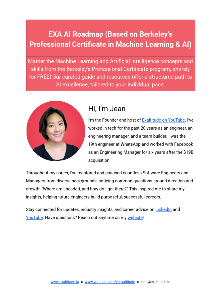 Berkeley AI & ML Roadmap Guide | PDF | Deep Learning | Machine Learning