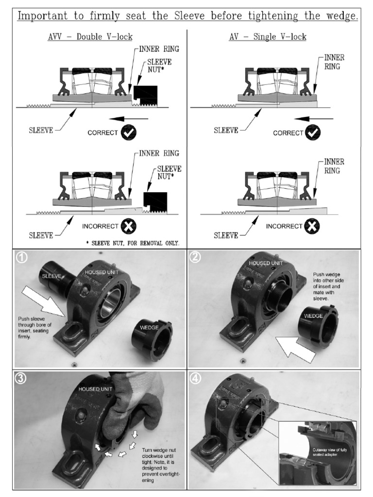 V-Lock Install Sheet Final | PDF