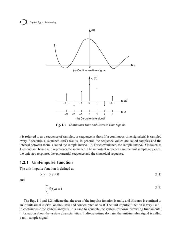 Digital Signal Processing Fundamentals | PDF | Discrete Time And ...