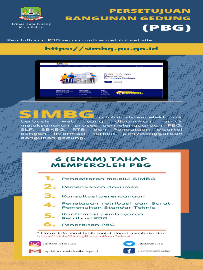 Proses Pendaftaran PBG Online | PDF