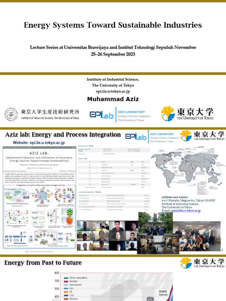 Energy Systems for Sustainable Industries | PDF | Renewable Energy ...