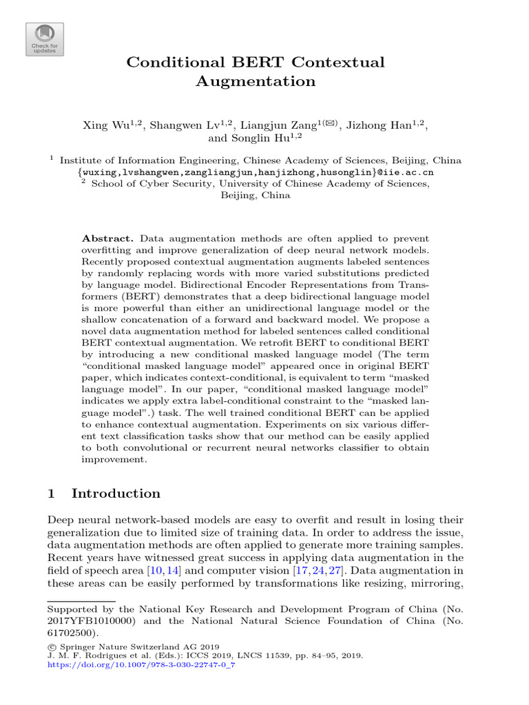 Conditional BERT Contextual | PDF | Artificial Intelligence ...