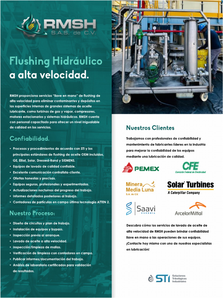 RMSH Flushing Hidráulico 2025 | PDF