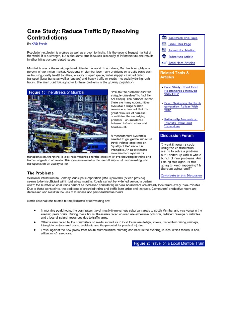 Case study transport image