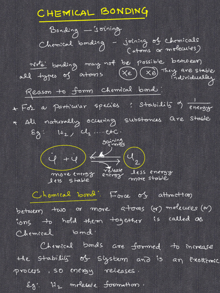 Understanding Chemical Bonding Concepts | PDF | Solvation | Ionic Bonding