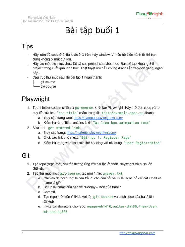 Lesson+01 +exercises | PDF