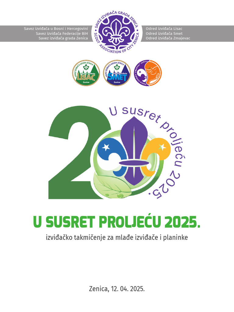 Propozicije U Susret Proljecu 2025 | PDF