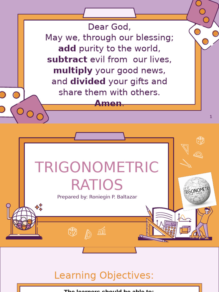 Trigonometric Ratios in Right Triangles | PDF | Trigonometric Functions ...