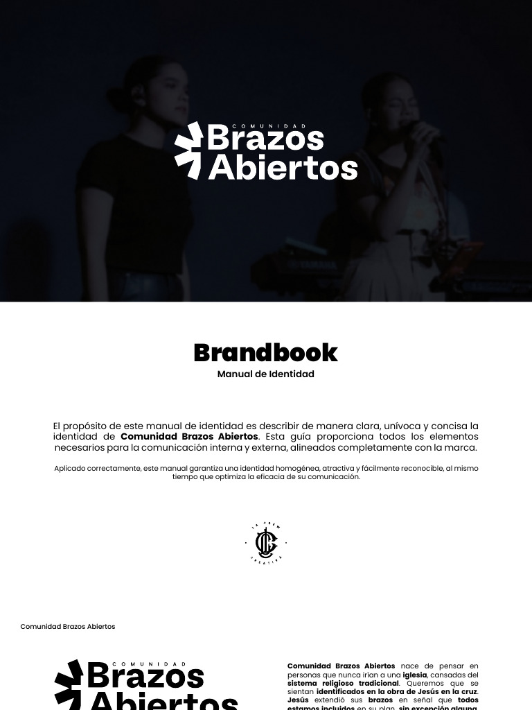 Manual de Identidad de Comunidad Brazos Abiertos | PDF | Amor | Logos