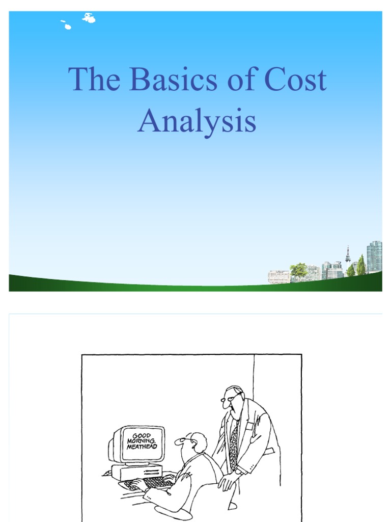 The Basics of Cost Analysis PPT at MBA PDF Generally Accepted