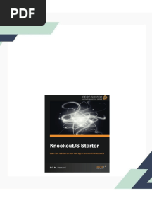 KnockoutJS Starter 1st New edition Edition Eric M. Barnard - Download the ebook now to never miss important content