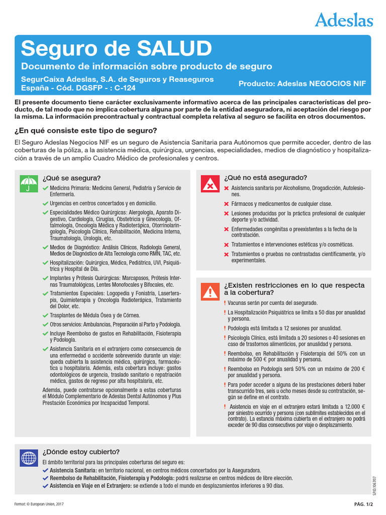 seguro-de-salud-adeslas-para-aut-nomos-pdf-p-liza-de-seguros