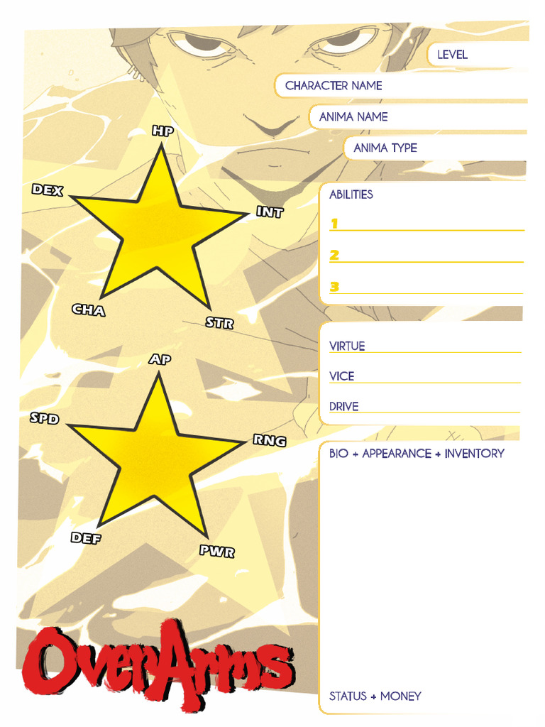 Character Profile Template Guide | PDF