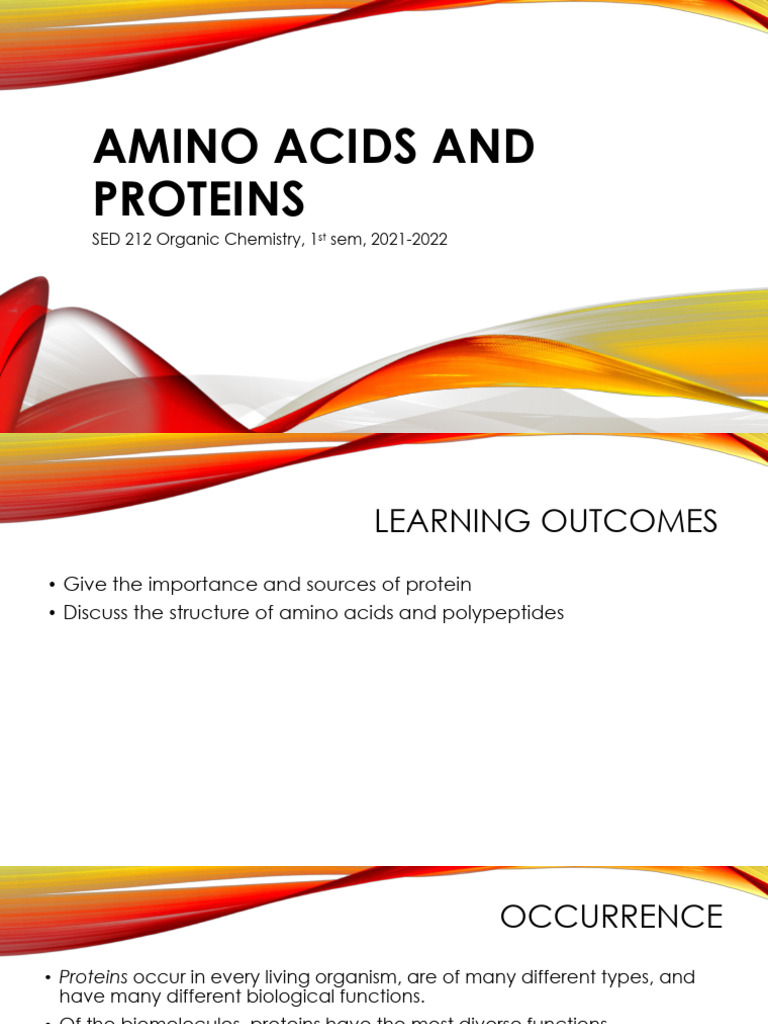Understanding Amino Acids and Proteins | PDF | Amino Acid | Acid