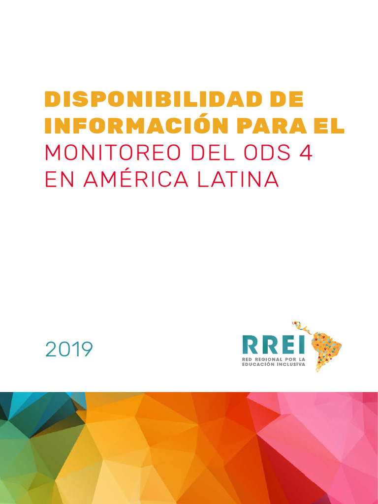 Disponibilidad de Información para El Monitoreo Del ODS 4 en ALC | PDF ...